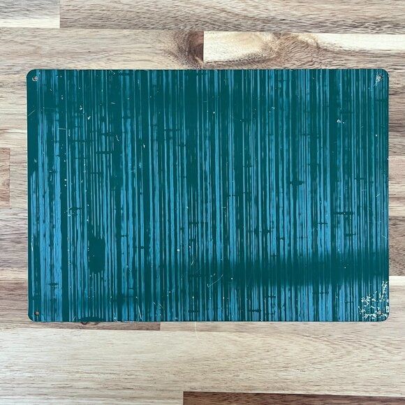 Vtg Industrial Work Advertising Tin Metal Sign Danger Men Working Ready Made - Picture 4 of 6